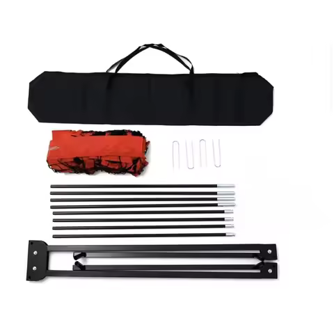 Outdoor rectangular folding football goal Portable football goal net Fiberglass children's football 