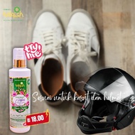 Balqish Fabric Perfume Spray Pewangi Penyembur Hilangkan Bau Hapak Kasut Masam