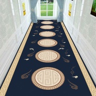 Chinese-style corridor carpet, entrance door mat, hallway runner, home anti-slip foot mat, hotel lon
