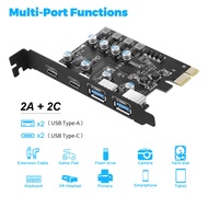 USB3.0 PCIE card 2*USB A Mouth+2*USB C Mouth/USB3.2 GEN1Built-in expansion card