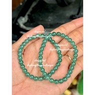 Vip flying flower blue bracelet, size 6mm