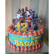 Baru Cake Birthday Boboiboy Kue Ultah Karakter / Kue Ulang Tahun