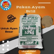 Terlaris BR12 Pelet Pakan Ayam Hi Pro Umur 21 hari - Panen (10 kg)