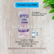 -beli lokal // thinwall cup 25ml, 35ml, 60ml, 100ml, 150ml bulat / cup