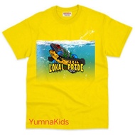 LOKAL T-shirt Children Character Fish Channa Local pride premium Material