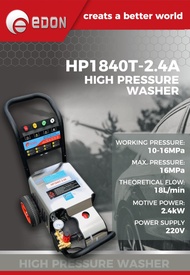 EDON High pressure Washer Gasoline Jet cleaner Bensin HP1840T-2.4 A Mesin High pressure Washer HP101