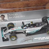 Ready Stock Mini Cut MINICHAMPS 1/43 2015 Mercedes-Benz AMG F1 W06 6 #Roseberg