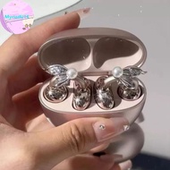 MyriadU Earphone Clips Set 2 Pieces Crystal Artificial Design Creative Headphone Accessories for Sec