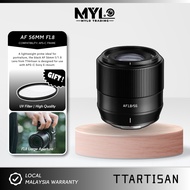 TTARTISAN AF 56MM F1.8 BLACK for Sony A6400 | ZV-E10 | ZV-E10 II | A7C II | A6700 | Fujifilm X-T5 | 
