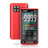【คุณภาพสูง】621A สมาร์ทมัลติมิเตอร์แบบดิจิทัล Multi -Purpose อุปกรณ์ทดสอบตัวต้านทาน9999นับจริง RMS ช่