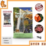 7KG | Taste of The Wild Rocky Mountain & Canyon River Kibles Cat Food | Makanan Kucing Original