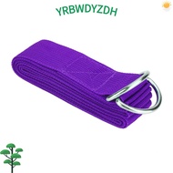 CRBWDK Adjustable Stretch Strap, 183*3.8cm with Metal D Ring Buckle Athletic Stretch Band, Durable F
