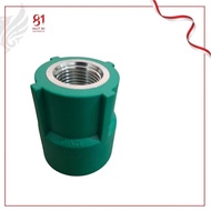 Lesso - FEMALE THREAD ADAPTOR 1 PPR LESSO 20mm x 1/ 2 inch - socxfipt with metal insert 71387