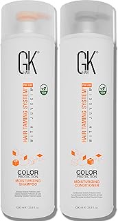 GK HAIR Global Keratin Moisturizing Shampoo and Conditioner Sets (33.8 Fl Oz/1000ml) for Color Treat