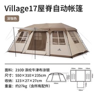 [SALE] 02.02 naturehike village 17 outdoors camping 2 room tent glamping big xxxl 2023