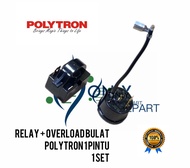 Overload kulkas Polytron 1 pintu + relay kulkas Polytron / overload bulat / relay kulkas 1 pin kanan