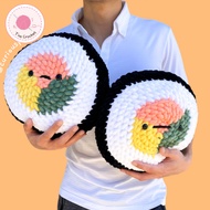 Wool sushi pillow, sofa pillow for room decoration