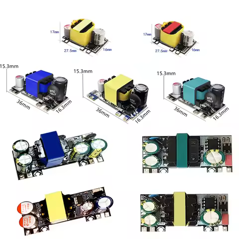 AC-DC 10W Precision Buck Converter AC 220V to 5V DC Step Down Transformer Power Supply Module 5V 200