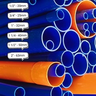 BIOPIPE (SOLD PER 4 FEET LENGTH) PVC PIPE BLUE SIZE 1/2" (20MM) TO 2" (63MM) OUTER DIAMETER