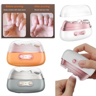 Usb Rechargeable Nail Trimmer Led Light Nail Clipper Portable Electric Nail Clipper with Led Light R