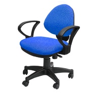[特價]【A1】漢妮多彩活動式人體工學D扶手電腦椅/辦公椅-1入(箱裝出貨)藍色