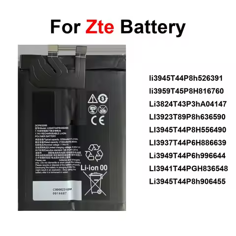 Li3923t89p8h636590 Li3945t44p8h526391 Battery For Zte Nubia Red Bull Devils Magic 6R 6S 7S Mars 3 6 