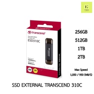 SSD External transcend ESD310C 256GB,512GB,1TB,2TB SSD Portable transcend 310C Type C,USB C,USB,USBA,Flash drive ความเร็วสูง