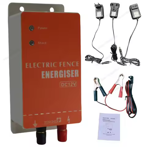 Electric Fence 0.5 Joules Low Impedance Energizer For Livestock Sheep Poultry Pet Animals Electric F