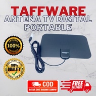 Antena TV Taffware Digital Indoor Flat DVB T2 untuk TV Tabung atau LED