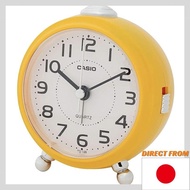 CASIO Alarm Clock Yellow Analog Small Size Snooze Light TQ-149-9JF