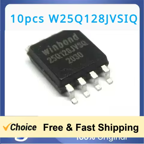 10pcs/lot W25Q128JVSIQ winbond original new 25Q128JVSQ W25Q128 W25Q128JV SOP8 NOR Flash Serial Memor