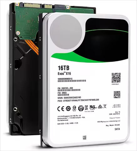 FOR Exos 16TB SATA 6Gb/s 512e/4Kn 7200 RPM Internal Hard Drive ST16000NM001G