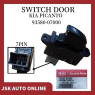 KIA PICANTO SWITCH POWER WINDOW PASSENGER SIZE (7PIN) ORIGINAL KIA 93580-07000 MADE IN KOREA