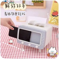K8587 桌面电视机纸巾盒 (1套) Desktop TV Tissue Box (1 set)