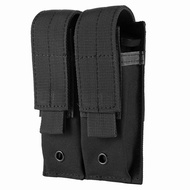 FRTKK Tactical Single/Double Pistol Mag Pouch Outdoor Molle Open-Top Magazine Pouch for Glock M1911 