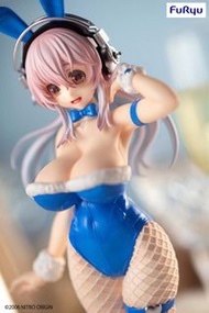 全新 FuRyu BiCute Bunnies 超級索尼子 藍色兔女郎 Super Sonico 公仔 PVC 景品 手辦 動漫 周邊 玩具 模型 FIGURE