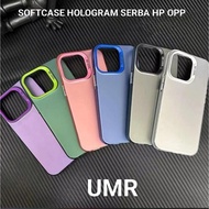 HP SOFTCASE CASE IMD HOLOGRAM HYBRID SILICON CASING CAMERA PROTECTOR OPPO A58 4G OPPO A58 5G OPPO A6
