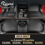 Car floor mats for LEXUS ES series ES200 ES250 ES300h ES350 2013 2014 2015-2017 Custom carpet cover 