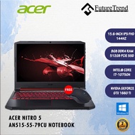 Acer Nitro 5 (AN515-55-79CU) I7-10750H/8GB/512GB/GTX1650i 6GB/15.6" FHD IPS 144Hz/Win10/Free Wireles