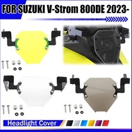 Motorcycle Accessories Headlight Protector Acrylic Transparent Cover For SUZUKI V-STROM 800 DE 800 d