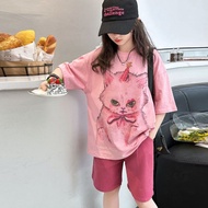 ALENA váy hè cho bé gái áo kiểu cho bé gái quần đùi bé gái Bộ đồ trẻ em mùa hè tay ngắn phong cách m