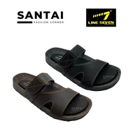 SFC LINE 7 Men Sandal Line Seven Men Slipper Anti Slip Kasut Line 7 Selipar Anti Licin Selipar Lelak
