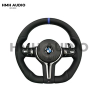 BMW F10/F30/F32/F33/F36/F20/F40 BLUE LINE PREMIUM LEATHER STEERING WHEEL