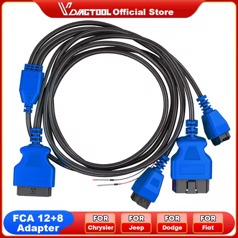 2025 Newest VDIAGTOOL OBD2 Diagnostic Cable Tablet Device Cable, FCA Cable For Chrysler OBD2 Connect