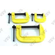 Hasston PROHEX C-Clamp set 3pc 1" 2" 3" C-Clamp C-Clamp 0760-001