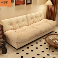 Sofa Small Apartment Sofa Bed Apartment Sofa Double Sofa Cloud Rental House Lazy Sofa Trio Fabric QI