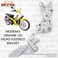 MODENAS DINAMIK 120 FRONT FOOTREST BRACKET SET