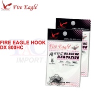 (20pcs) Fire Eagle Single Hook DX 800HC Fishing Hook Mata Kail Pancing