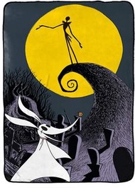 Disney nightmare before Christmas blanket