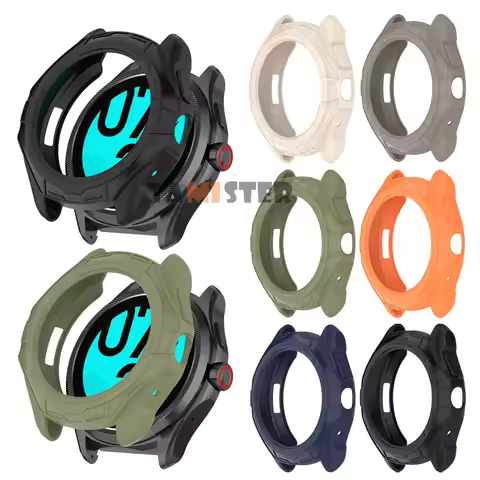 For Ticwatch Pro 5 Enduro Case Cover Accessories Soft TPU Protection Shell Frame Bumper For Ticwatch